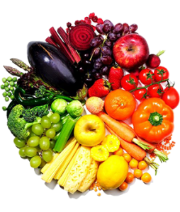 colorful fruit veggies