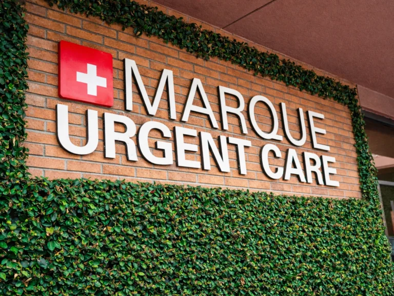 Picture of the outside of Marque Urgent Care